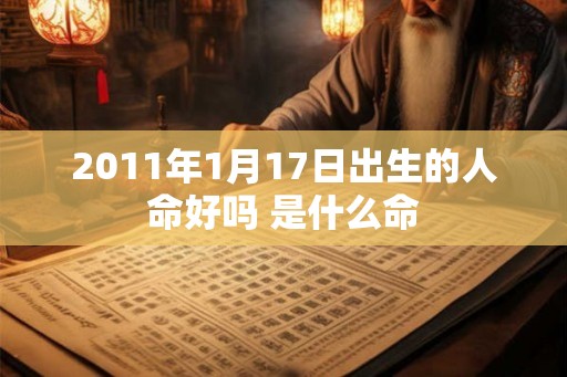 2011年1月17日出生的人命好吗 是什么命
