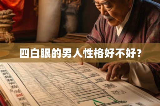 四白眼的男人性格好不好？