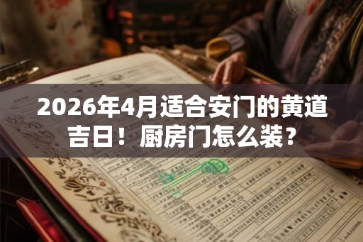 2026年4月适合安门的黄道吉日！厨房门怎么装？