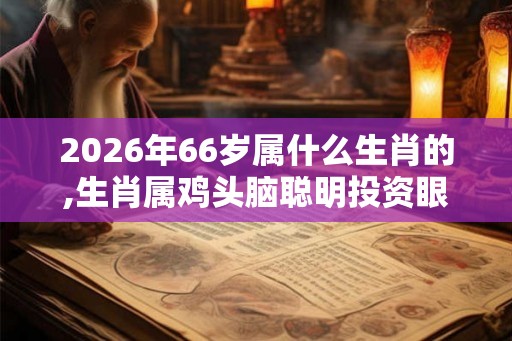 2026年66岁属什么生肖的,生肖属鸡头脑聪明投资眼光好