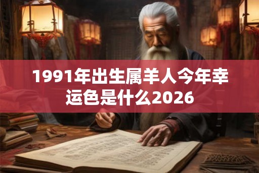 1991年出生属羊人今年幸运色是什么2026