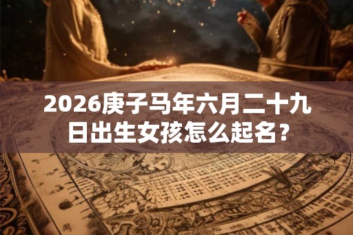2026庚子马年六月二十九日出生女孩怎么起名？
