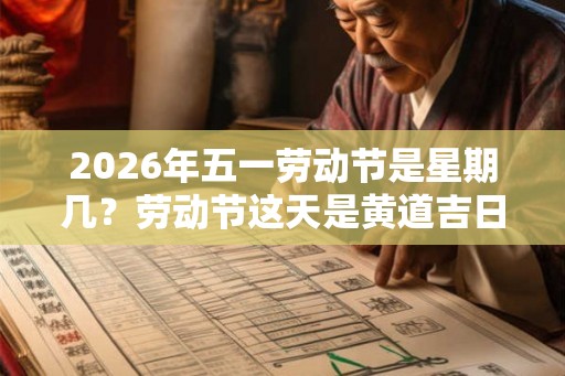 2026年五一劳动节是星期几？劳动节这天是黄道吉日吗？