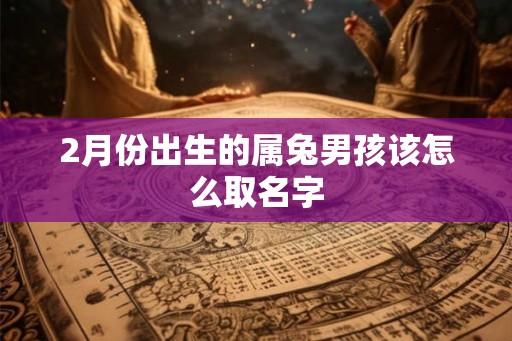 2月份出生的属兔男孩该怎么取名字 2月份出生的属兔男孩该怎么取名字
