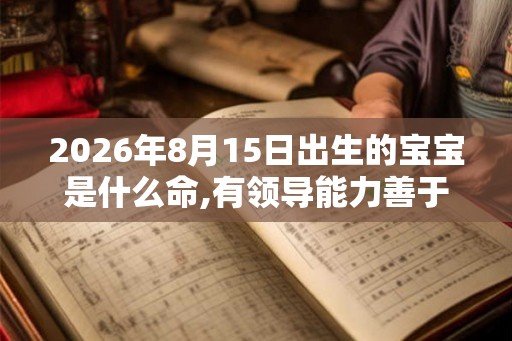 2026年8月15日出生的宝宝是什么命,有领导能力善于策划