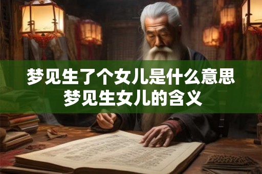 梦见生了个女儿是什么意思 梦见生女儿的含义 梦见生了个女儿是什么意思 梦见生女儿的含义