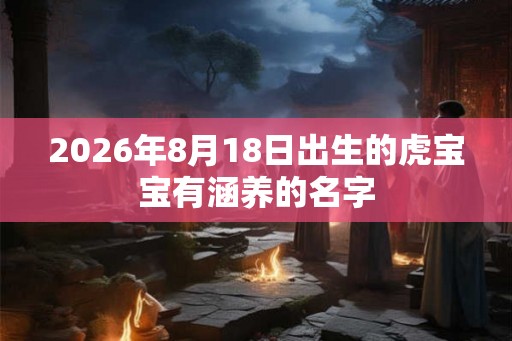 2026年8月18日出生的虎宝宝有涵养的名字