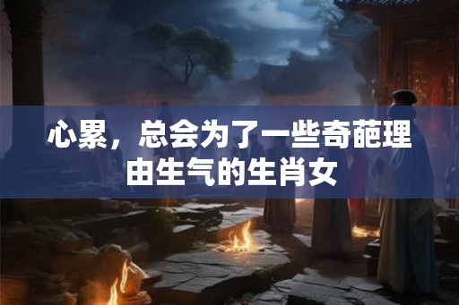 心累，总会为了一些奇葩理由生气的生肖女