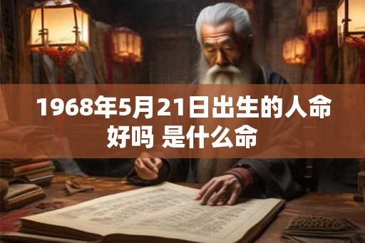 1968年5月21日出生的人命好吗 是什么命