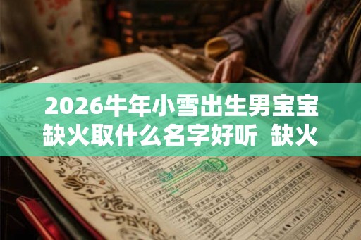 2026牛年小雪出生男宝宝缺火取什么名字好听 缺火男孩寓意好的名字 2026牛年小雪出生男宝宝缺火取什么名字好听 缺火男孩寓意好的名字