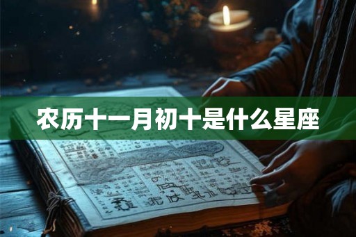农历十一月初十是什么星座 农历十一月初十是什么星座