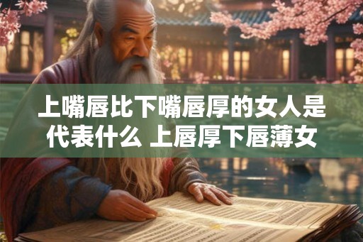 上嘴唇比下嘴唇厚的女人是代表什么 上唇厚下唇薄女人象征何