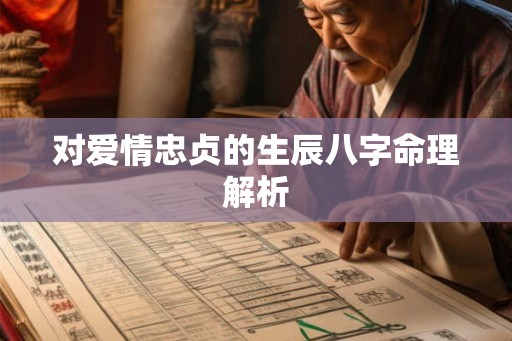对爱情忠贞的生辰八字命理解析