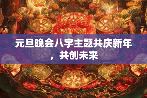 元旦晚会八字主题共庆新年，共创未来