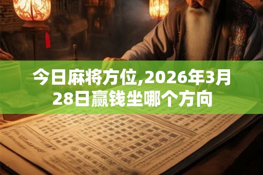 今日麻将方位,2026年3月28日赢钱坐哪个方向