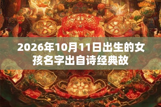 2026年10月11日出生的女孩名字出自诗经典故