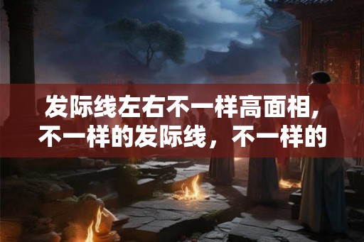 发际线左右不一样高面相,不一样的发际线，不一样的你！