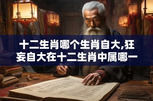 十二生肖哪个生肖自大,狂妄自大在十二生肖中属哪一只？
