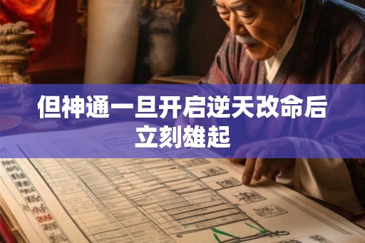 但神通一旦开启逆天改命后立刻雄起