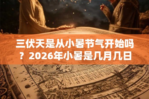 三伏天是从小暑节气开始吗？2026年小暑是几月几日？