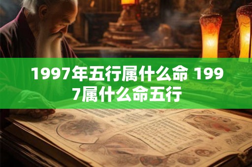 1997年五行属什么命 1997属什么命五行