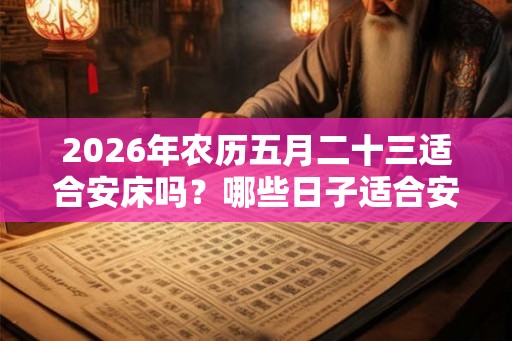 2026年农历五月二十三适合安床吗？哪些日子适合安床？