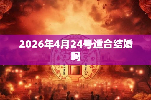 2026年4月24号适合结婚吗 2026年4月24号适合结婚吗