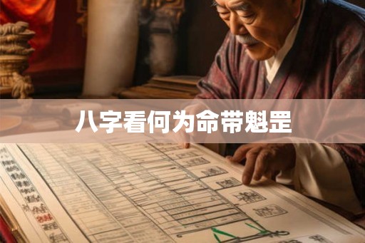 八字看何为命带魁罡