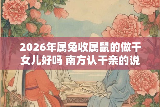 2026年属兔收属鼠的做干女儿好吗 南方认干亲的说法