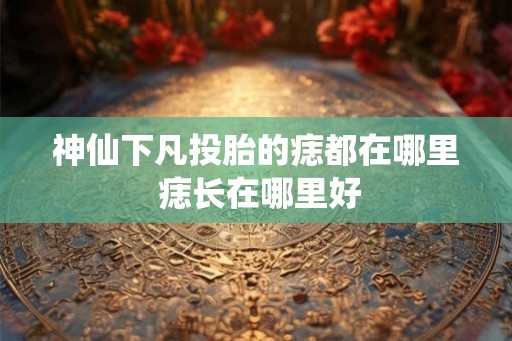 神仙下凡投胎的痣都在哪里 痣长在哪里好 神仙下凡投胎的痣都在哪里 痣长在哪里好
