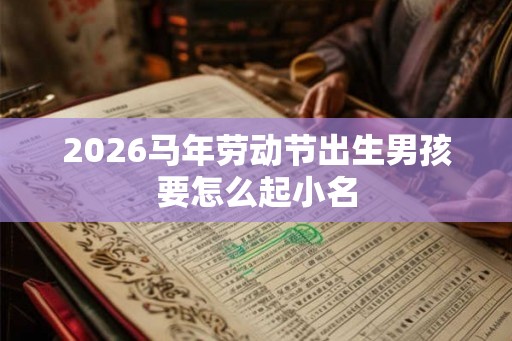 2026马年劳动节出生男孩要怎么起小名