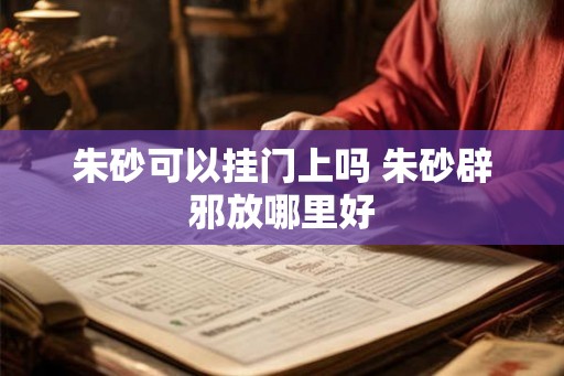 朱砂可以挂门上吗 朱砂辟邪放哪里好