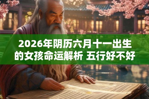 2026年阴历六月十一出生的女孩命运解析 五行好不好