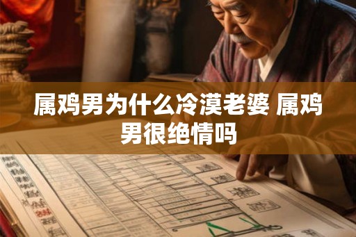 属鸡男为什么冷漠老婆 属鸡男很绝情吗
