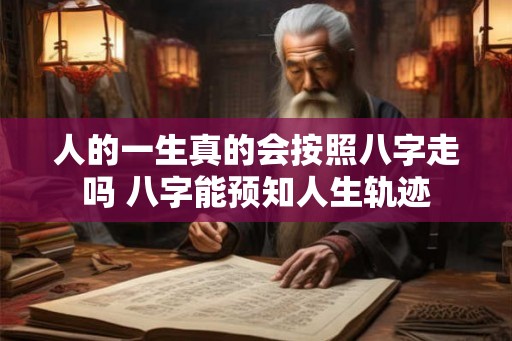 人的一生真的会按照八字走吗 八字能预知人生轨迹