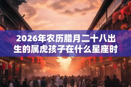 2026年农历腊月二十八出生的属虎孩子在什么星座时间? 2026年农历腊月二十八出生的属虎孩子在什么星座时间?