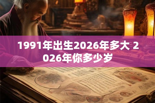 1991年出生2026年多大 2026年你多少岁