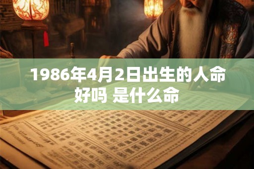 1986年4月2日出生的人命好吗 是什么命