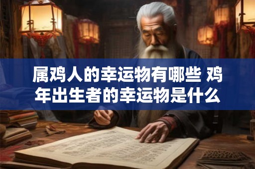 属鸡人的幸运物有哪些 鸡年出生者的幸运物是什么