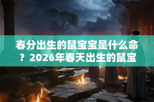 春分出生的鼠宝宝是什么命？2026年春天出生的鼠宝宝乳名小名