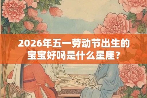 2026年五一劳动节出生的宝宝好吗是什么星座？