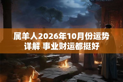属羊人2026年10月份运势详解 事业财运都挺好 属羊人2026年10月份运势详解 事业财运都挺好