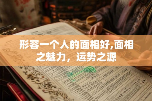 形容一个人的面相好,面相之魅力，运势之源