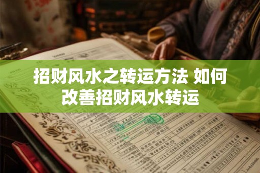 招财风水之转运方法 如何改善招财风水转运 招财风水之转运方法 如何改善招财风水转运