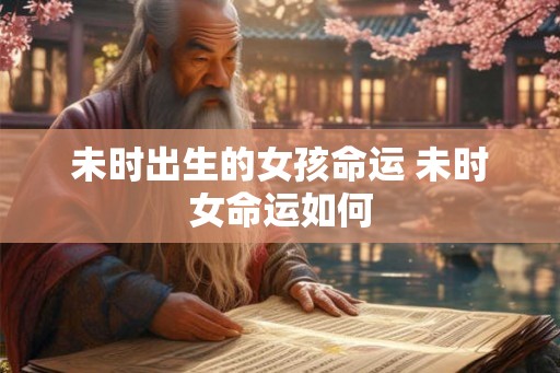 未时出生的女孩命运 未时女命运如何