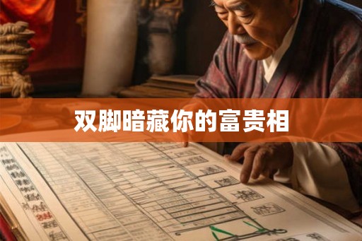 双脚暗藏你的富贵相