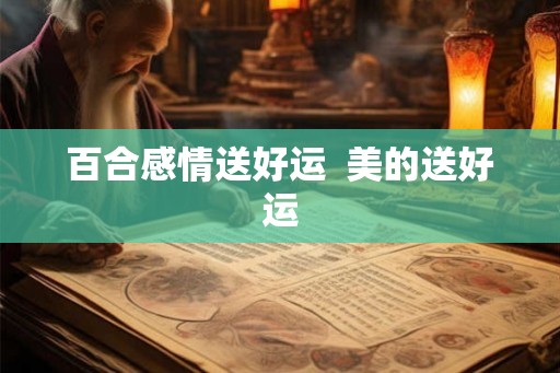 百合感情送好运  美的送好运