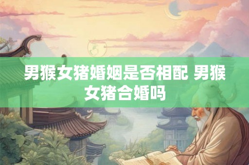 男猴女猪婚姻是否相配 男猴女猪合婚吗