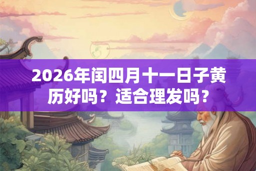2026年闰四月十一日子黄历好吗?适合理发吗? 2026年闰四月十一日子黄历好吗?适合理发吗?