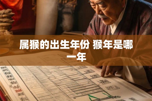 属猴的出生年份 猴年是哪一年